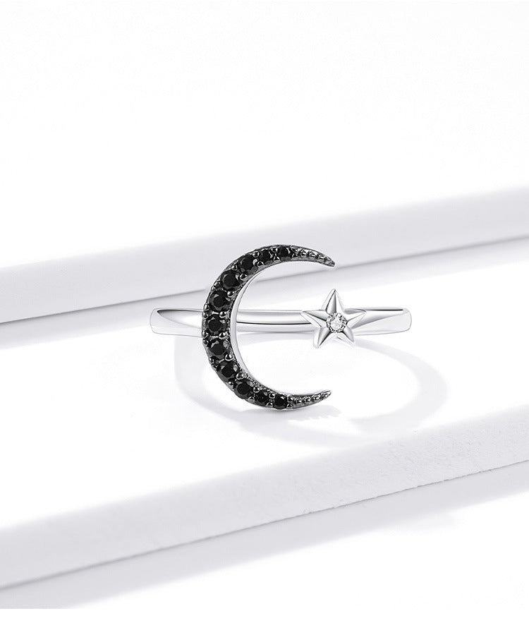 Star And Moon Ring