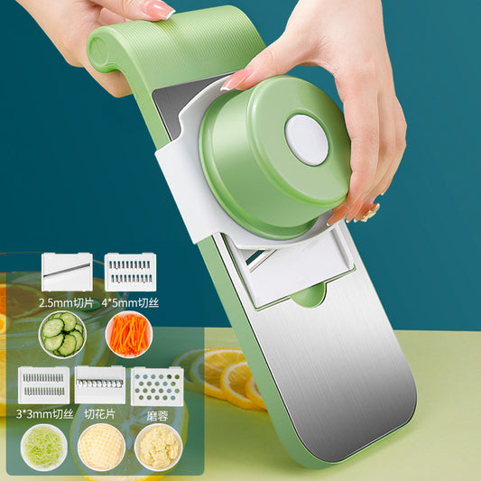 Multifunctional Vegetable Cutter Peeling Potato Shred Artifact Cut Thick Wire Kitchen Household Slicer Grater Grater Scraper Grater