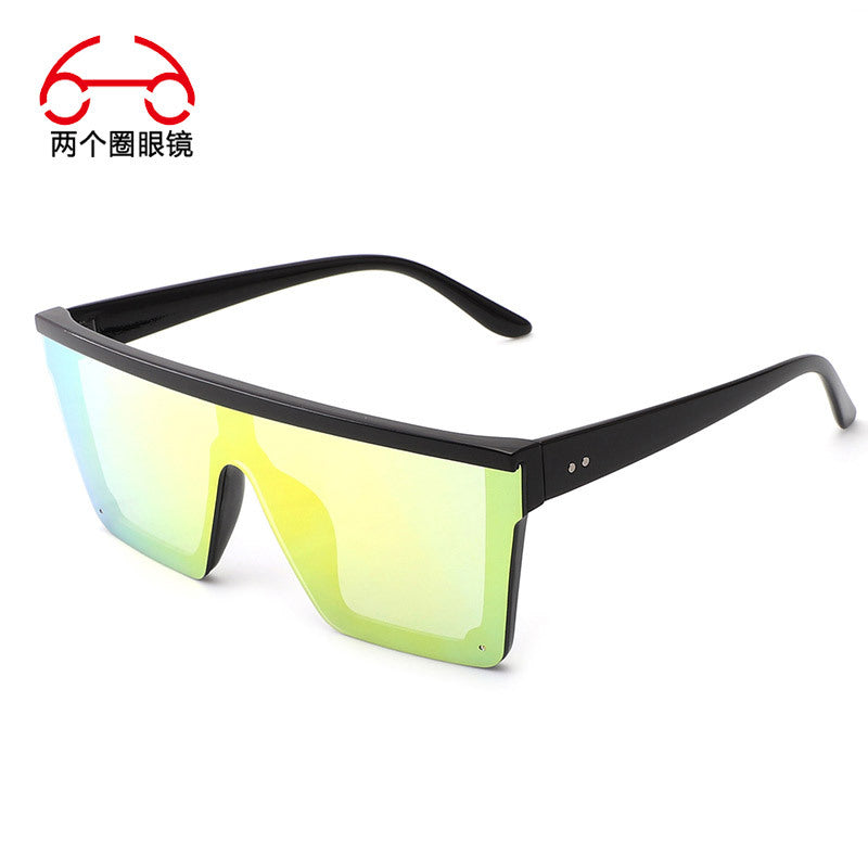 Two Circles Cycling Glasses One-piece Coated Men&#039;s Goggles Women&#039;s Windproof Marathon Running Sports Goggles