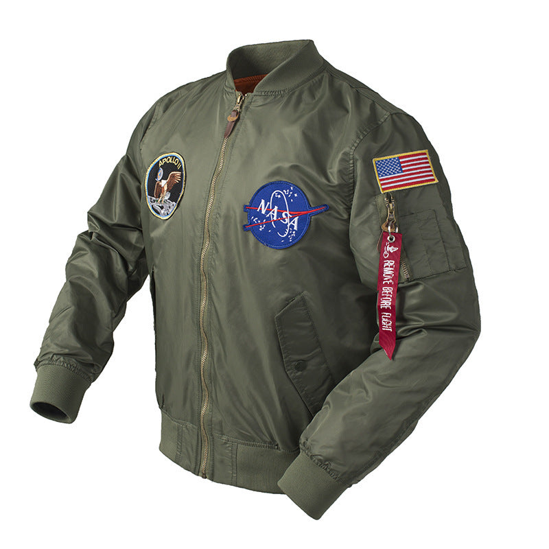 Spring And Autumn Trendy Alpha Alpha Version Apollo Apollo Space American Pilot Jacket MA1 Coat For Men