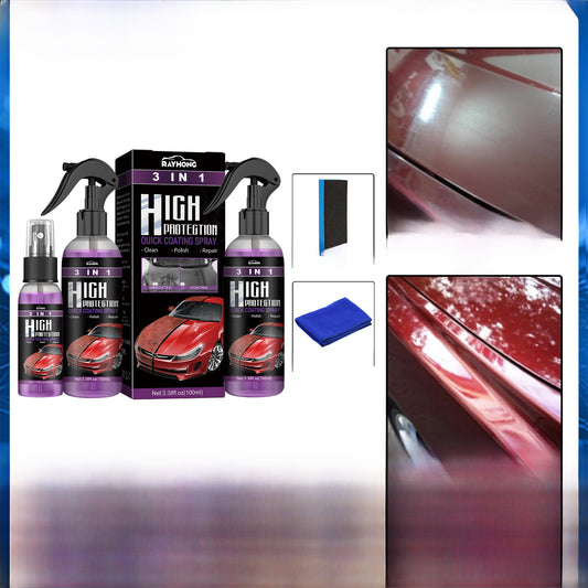 3 In 1 High Protection Fast Car Paint Spray Automatic Hand Paint Color Change Clean Coating Spray