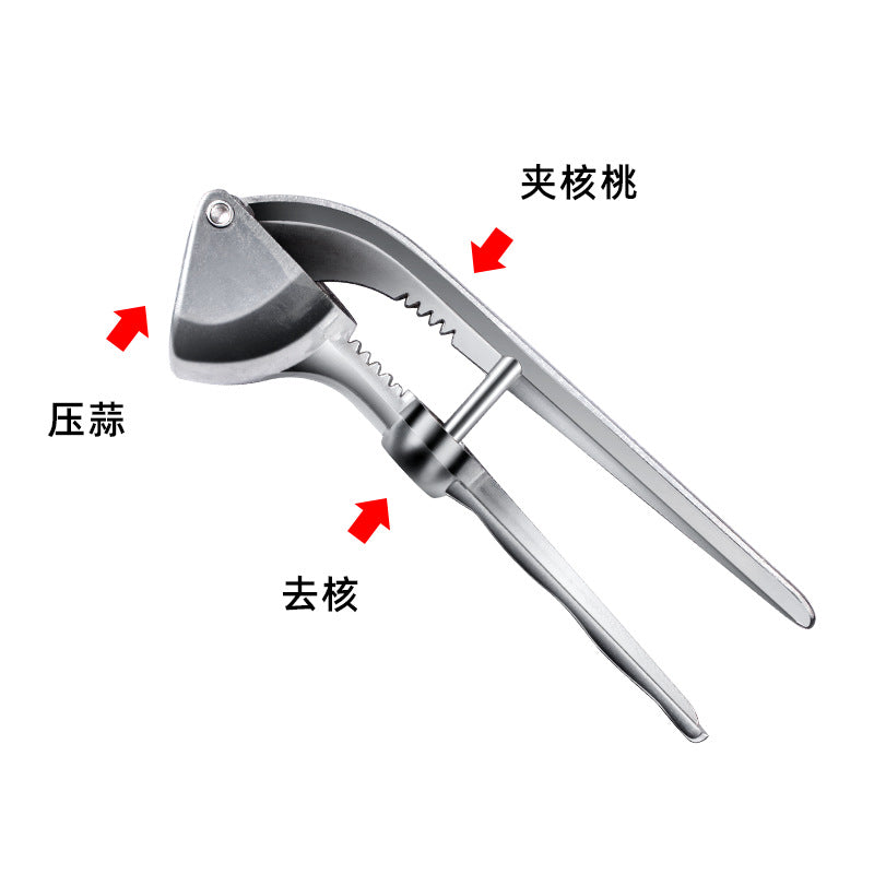 Garlic Press Garlic Artifact Kitchen Tools Stainless Steel Aluminum Alloy Manual Garlic Press