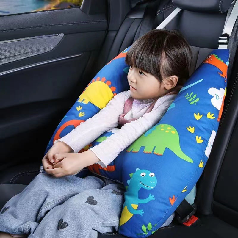 Children&#039;s Pillow Car Sleeping Pillow Car Sleeping Artifact Headrest Car Supplies Side Sleeping Pillow Neck Protection Pillow