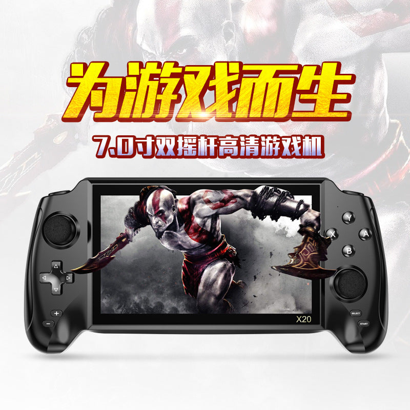 Large Screen 7 Inch PSP Handheld Game Machine Double Fight Arcade GBA Nostalgic Retro NES Game Machine FC