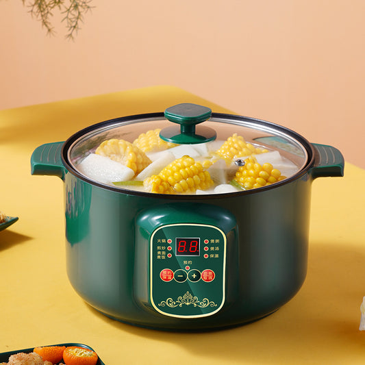 Intelligent Electric Cooking Pot Multi-functional Electric Hot Pot Frying, Steaming And Shabu All-in-one Pot Household Electric Hot Pot Student Dormitory Electric Pot