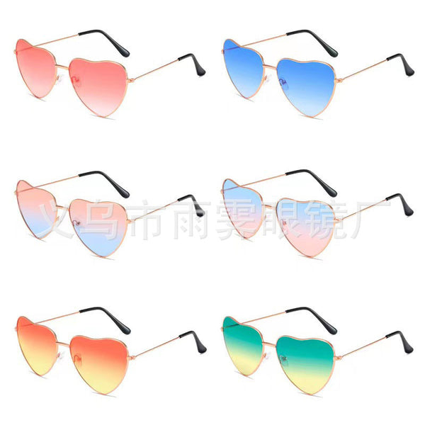 Heart shaped sunglasses