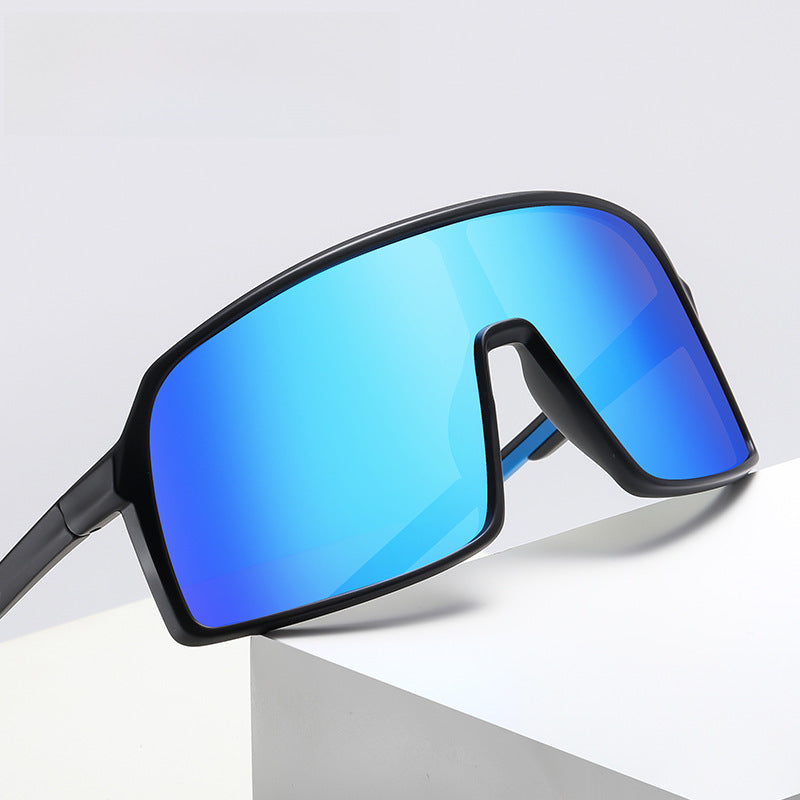 New TR90 One-piece Large-frame Sunglasses Trendy Men&#039;s Polarized Sports Sunglasses Riding Sunglasses Goggles 3034