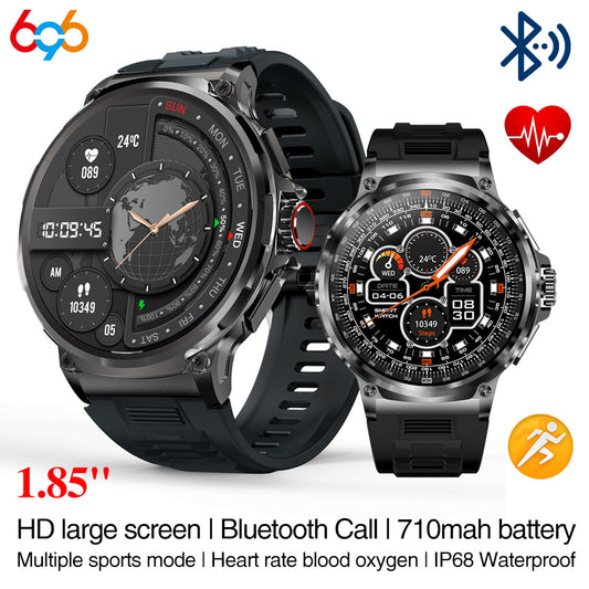 V69 Bluetooth Call Smart Watch 360*360 Large Screen Heart Rate Blood Oxygen Multi-sports Smart Watch