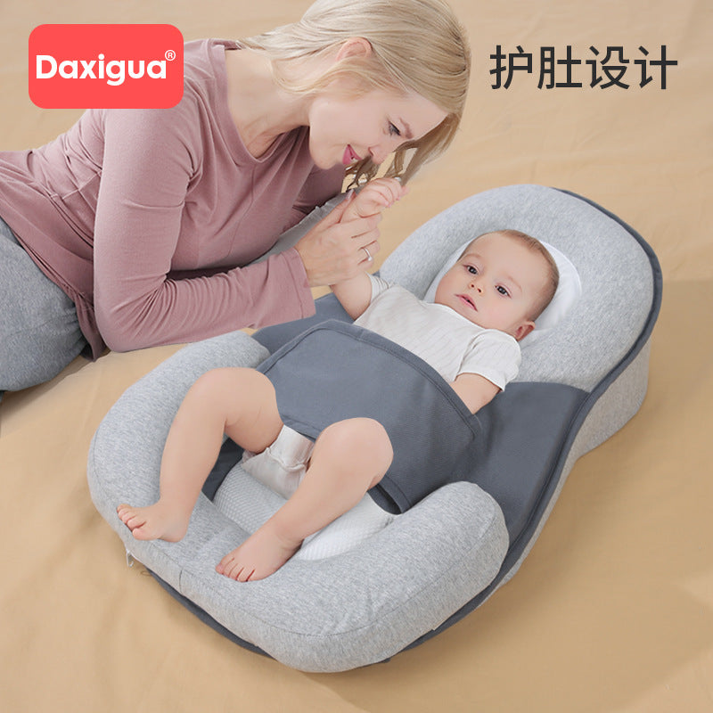 Anti-spill Milk Choking Pillow, Newborn Pillow, Baby Feeding Artifact, Nursing Pillow, Lying Down Feeding Baby, Anti-vomiting Slope Pad