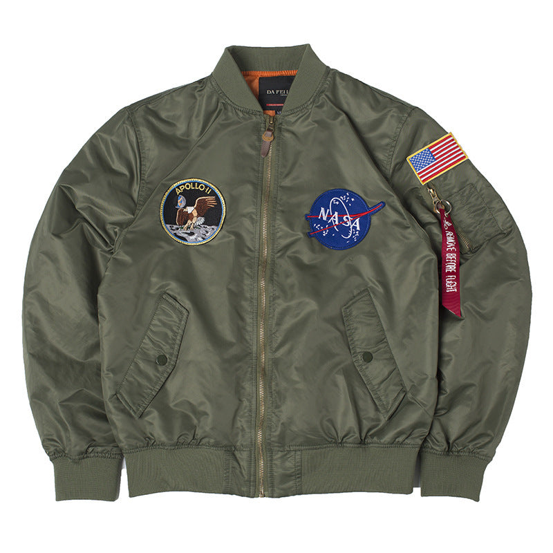 Spring And Autumn Trendy Alpha Alpha Version Apollo Apollo Space American Pilot Jacket MA1 Coat For Men