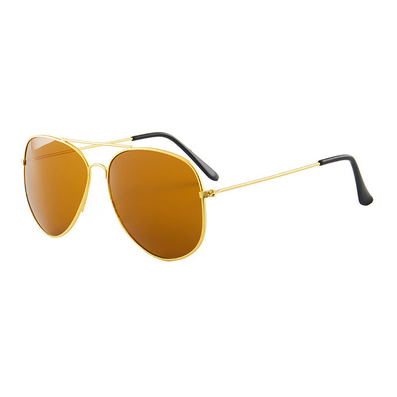 3026 Color Film Large Frame Toad Sunglasses Men&#039;s And Women&#039;s Metal Sunglasses Sunglasses