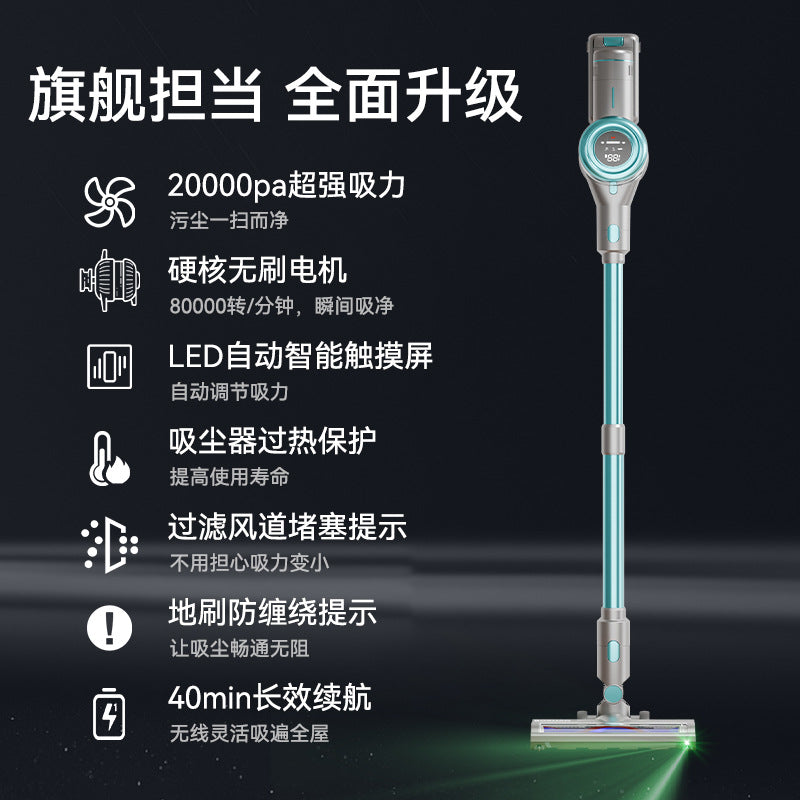 Vacuum Cleaner Household Wireless Handheld High-suction High-power Carpet Deep Cleaning Dust And Mite Removal All-in-one Machine