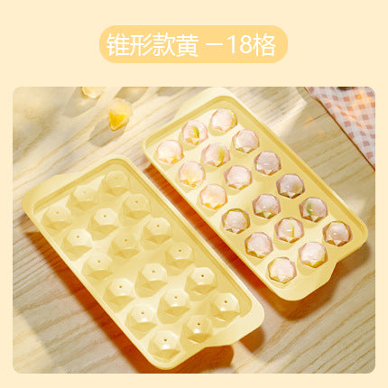 Ice Tray Mold Household Ice Box Homemade Ice Cube Press Type Ice Storage Box Ball Type With Lid Easy To Remove The Mold Ice Tray