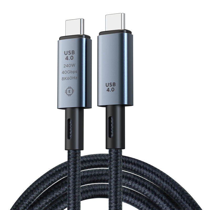 Laptop 240W Fast Charging Cable 40G High-speed 8K60Hz Projection Cable Compatible With USB4 Thunderbolt 4 Data Cable