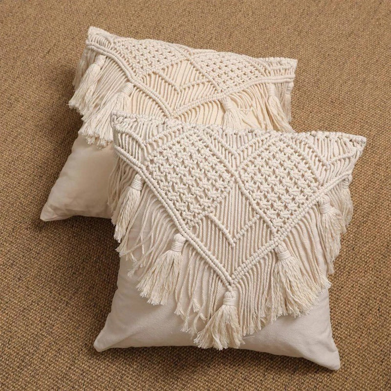 Throw Pillow Covers, Macrame Cushion Case