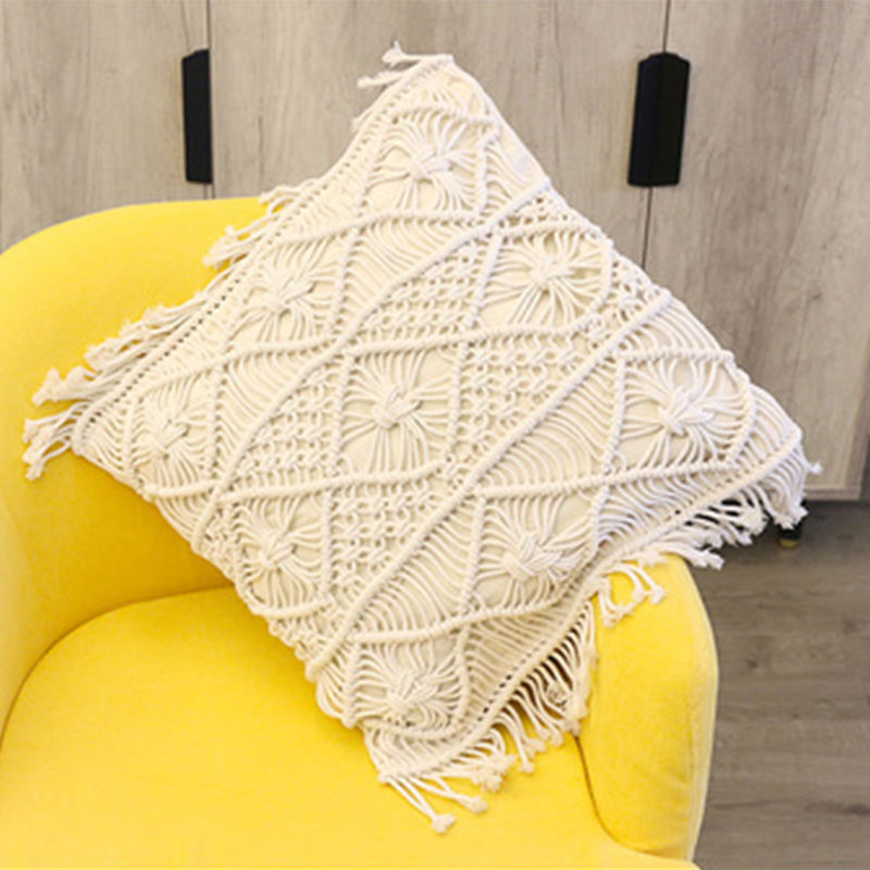 Throw Pillow Covers, Macrame Cushion Case