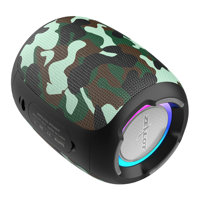 Zealot S53 Cross-border Bluetooth Speaker Subwoofer Large Volume Seven-level Waterproof Portable Outdoor Mini Speaker