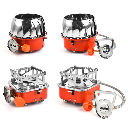 Small Square Stove, Windproof Stove Head, Camping Gas Stove, Stove Head, Outdoor Stove, Camping Gas Appliance Wholesale