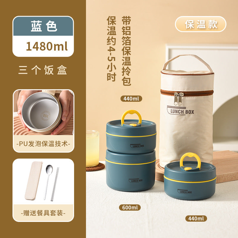 304 Stainless Steel Insulated Lunch Box