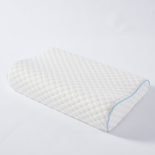 Solid Color Comfortable Memory Foam Neck Pillow Adult Home Student Dormitory Anti-Stiff