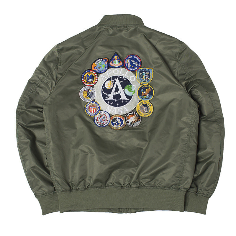 Spring And Autumn Trendy Alpha Alpha Version Apollo Apollo Space American Pilot Jacket MA1 Coat For Men