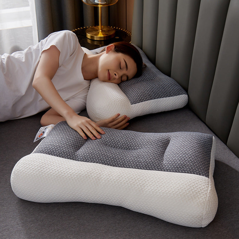 Japanese-style Soybean Fiber Pillow Anti-traction Cervical Spine Repair Pillow Pillow Pillow Core Neck Support Sleep Pillow Manufacturer&#039;s Distribution