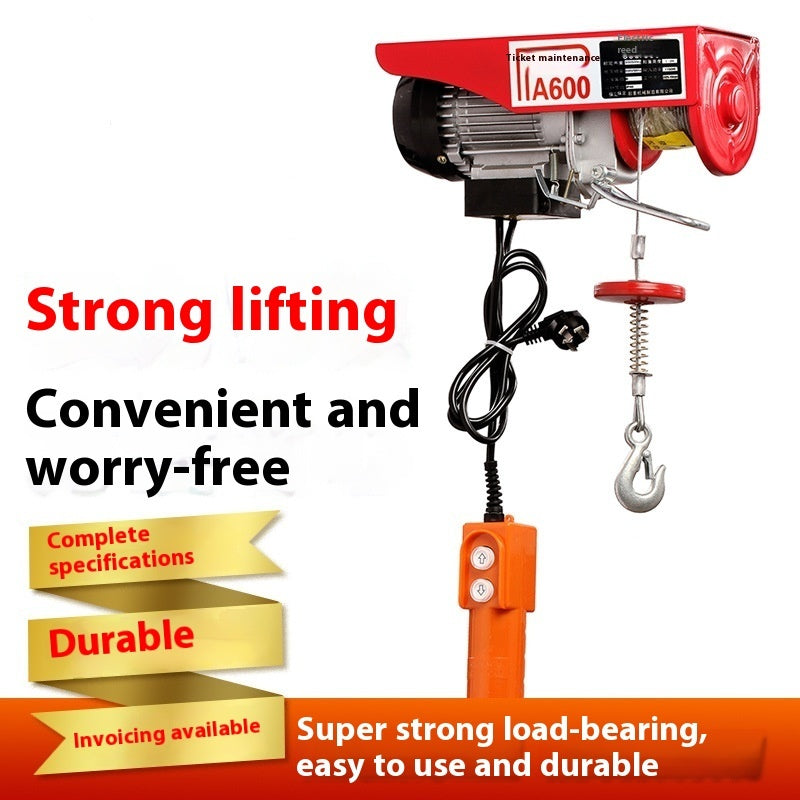 Micro Electric Hoist Household Small Crane