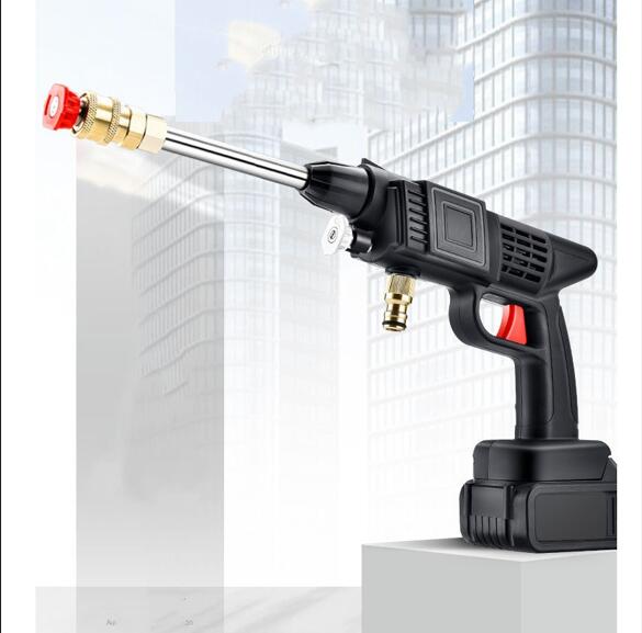Wireless Lithium Electric Car Wash Machine Auto Water Gun Fully Automatic High Pressure Tool