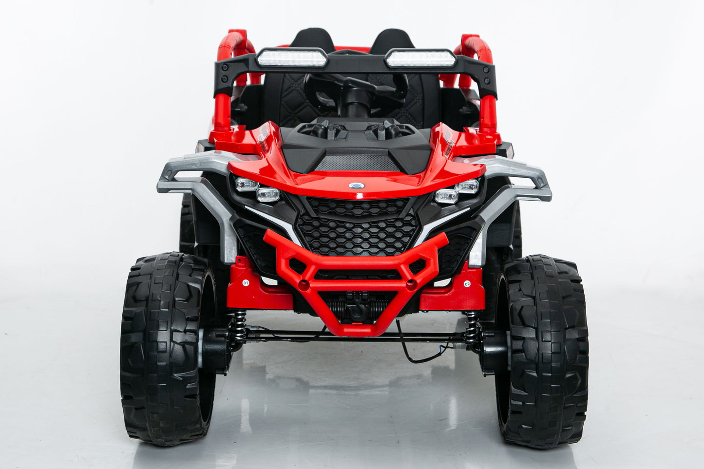 Ride On Models Truck Car 12V Kids Electric Vehicles, Remote Control, Front & Rear Shock Suspension, 2 Seater UTV, Flashlights And A Built-in Music Player, For Age 3-6 Years Old