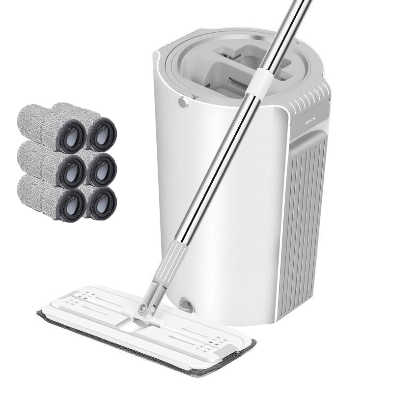 Hand-free Household Mop Wet And Dry Flat Set