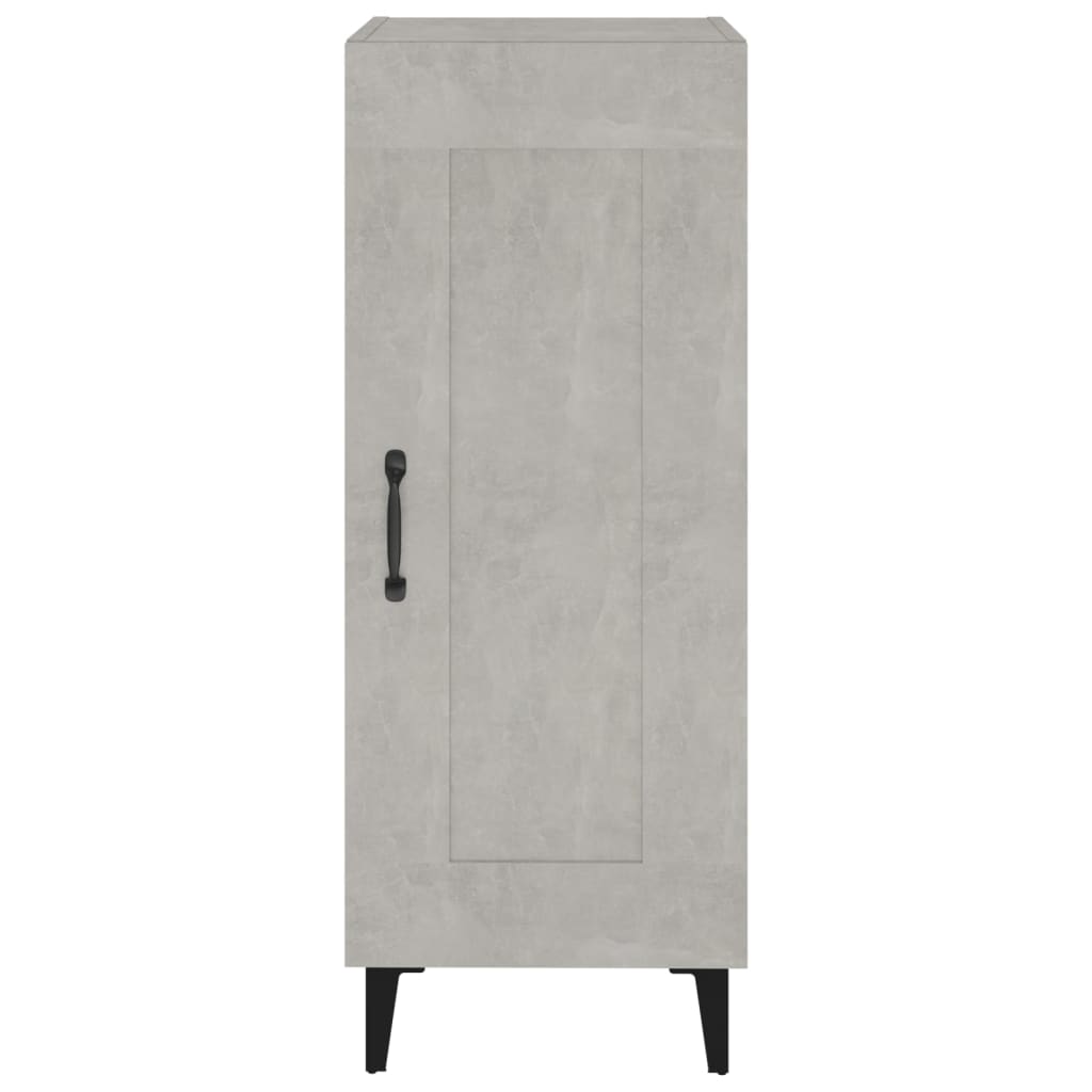Sideboard Concrete Grey 34.5x Wood-based material