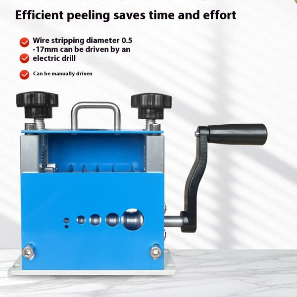 Automatic Small Porous Household Wire Stripping Machine