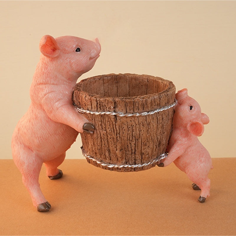 Succulent Decoration Gift Creative Piggy Flowerpot Decoration