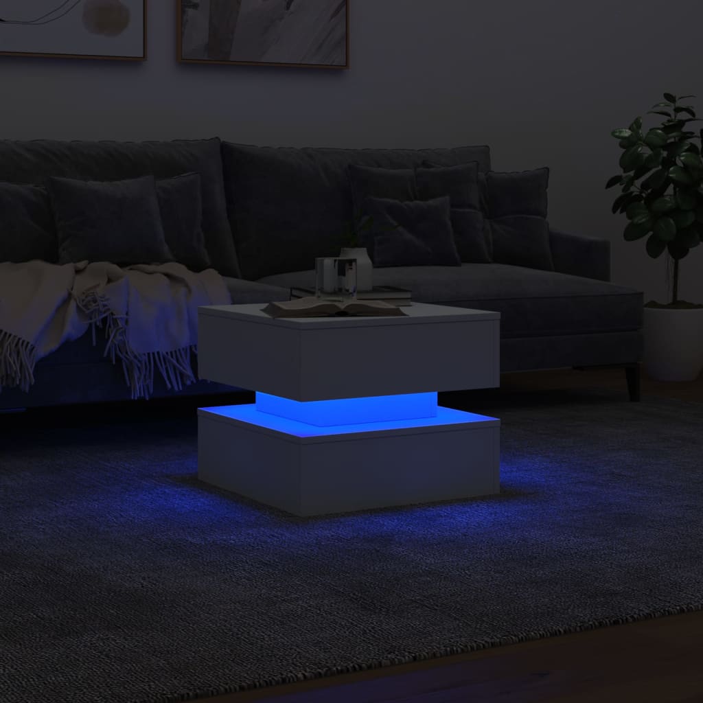 coffee table with LED lights 50x   coffee table with