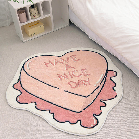 Girl Heart Cashmere Carpet Household