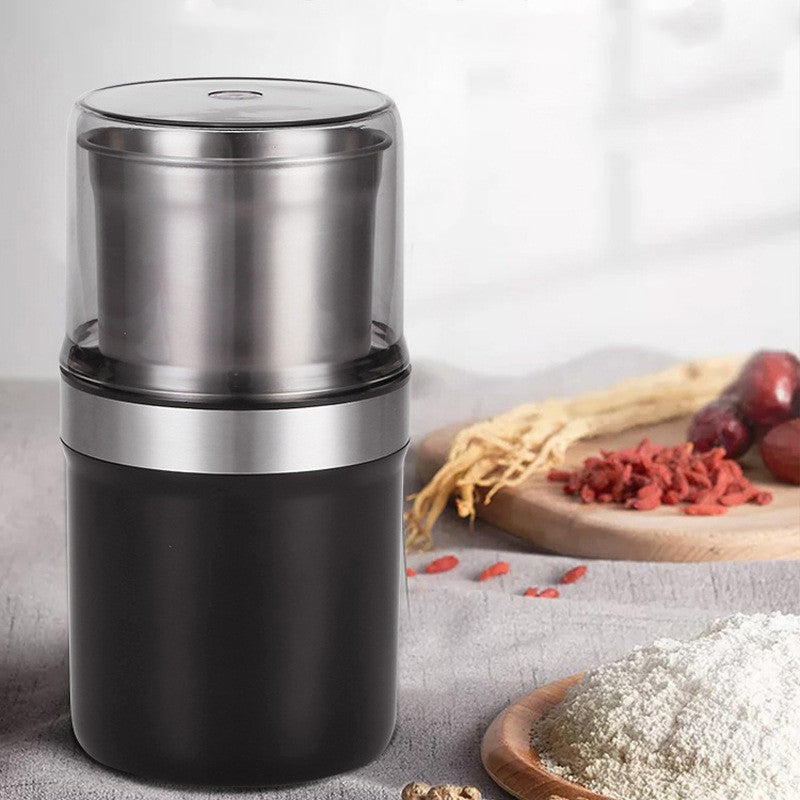 Electric Handheld Coffee Bean Grinder Household Portable Stainless Steel