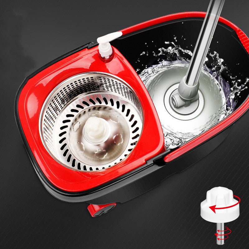 Hand-free Housework Cleaning Utensils Wet And Dry Mop Bucket