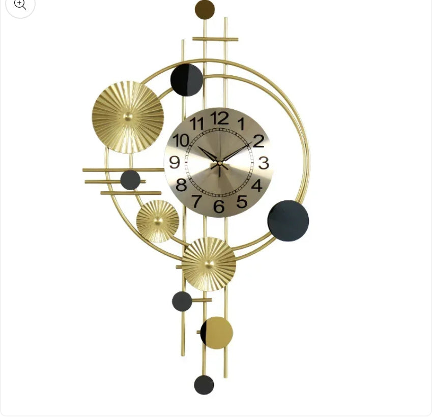 Iron Wall Clock Mute Decorative Wall Hangings