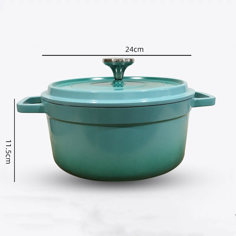 Household Ceramic Thickened Double Ear Stewpot