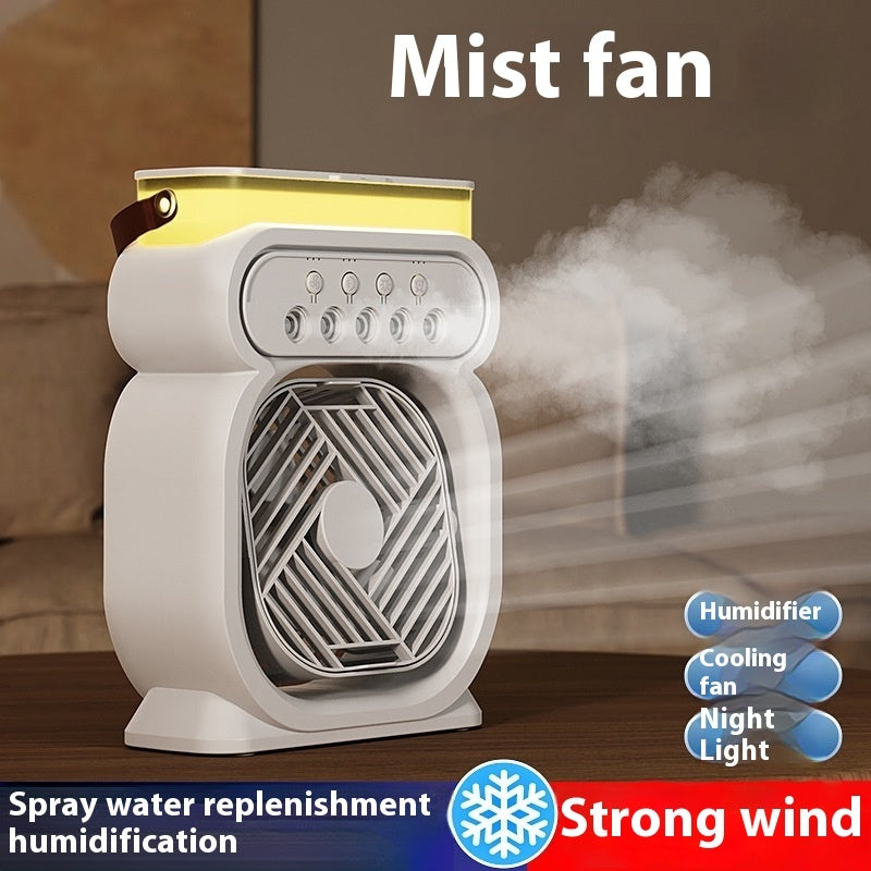 Desktop USB Small Fan Mini Spray Air Cooler
