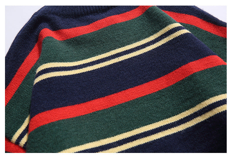 Striped men's sweater