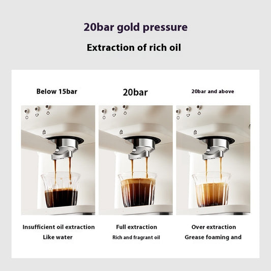 High-pressure coffee machine