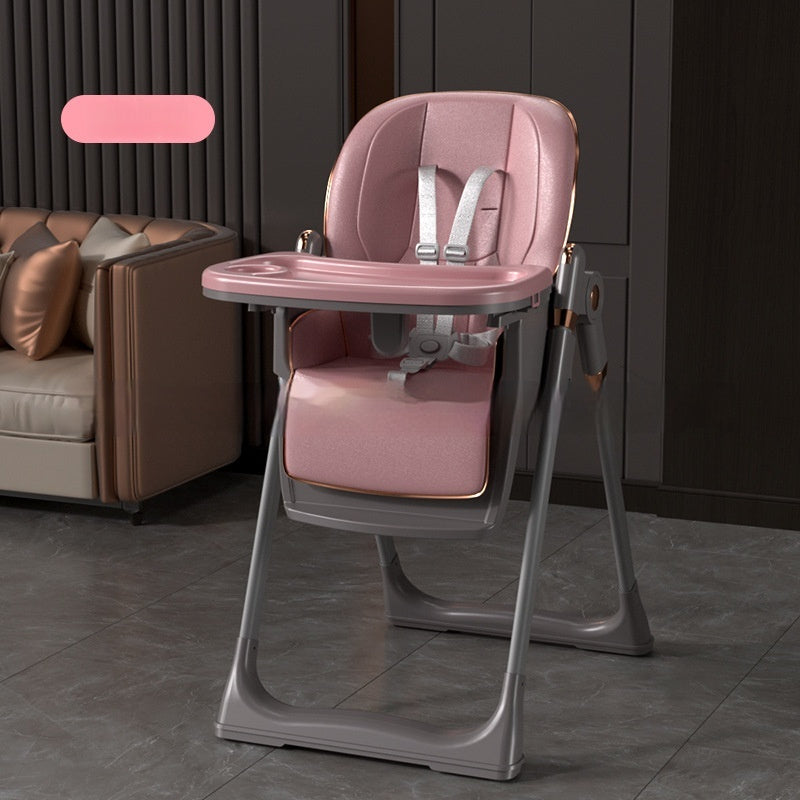 Baby Eating Multifunctional Foldable Children's Dining Table And Chair Household Portable