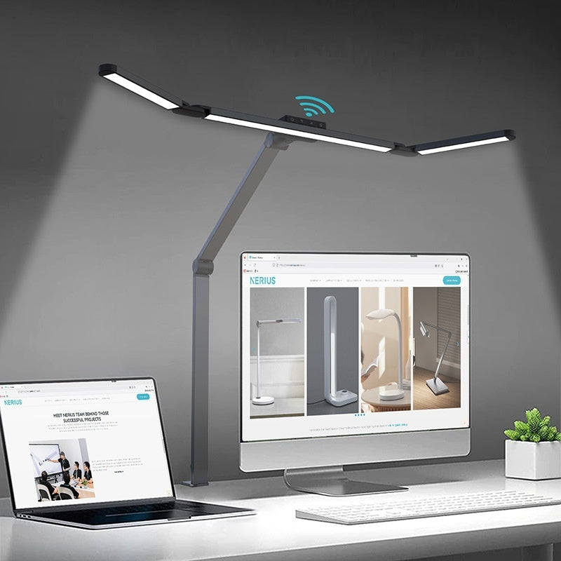High-end Work Office Nail Table Lamp Folding Disassembly Table Lamp With Clamp Eye Protection Learning Table Lamp