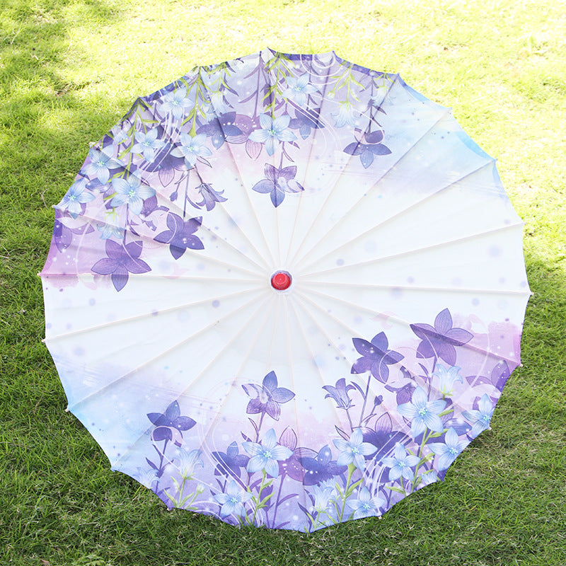 Umbrella Chinese Style Props Dance Printing Silk Umbrella