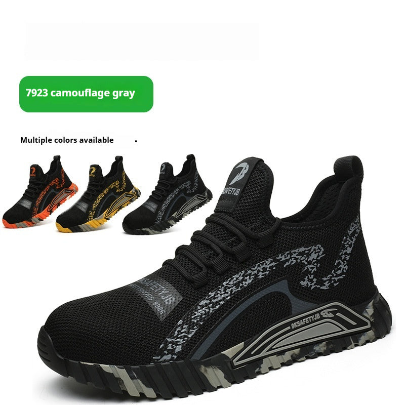 Labor Protection Plush And Warm Steel Toe Shoes