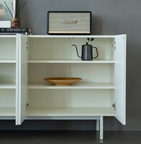 Fiberboard 4-door Cabinet