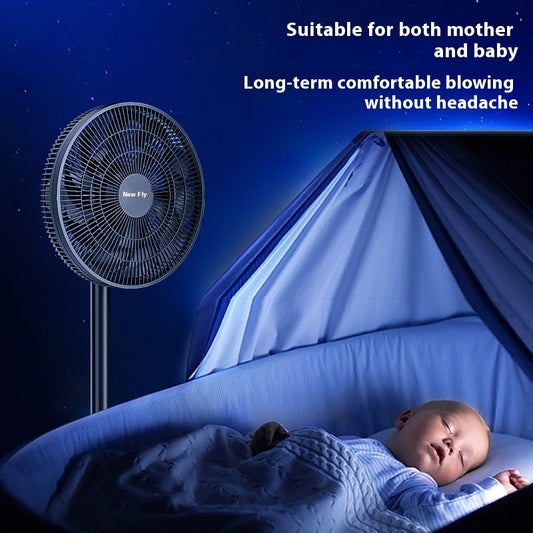 Electric Fan Floor Fan Household Small Mute Large Wind Shaking Head