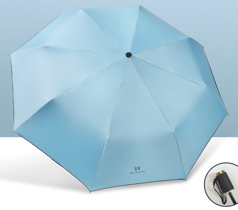 Automatic Umbrella Female Rain Or Shine Folding Umbrella Sun Umbrella Sun Protection