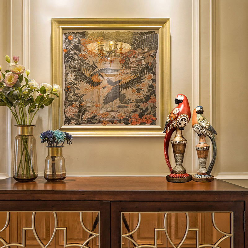 European Style Living Room Wine Cabinet Porch Creative Light Luxury Ornaments